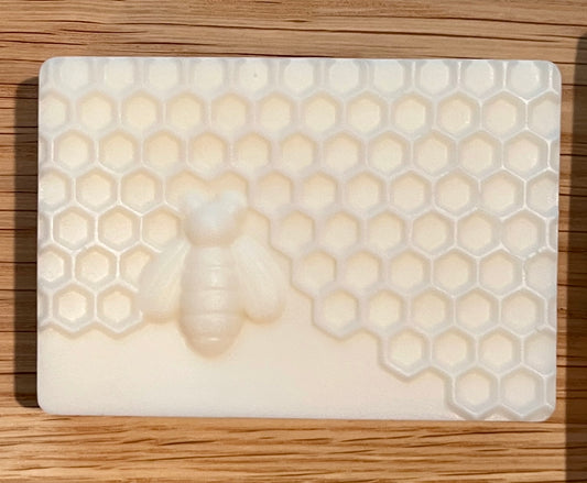 Organic, lavender-infused, goat milk soap (set of 3 different scenes)