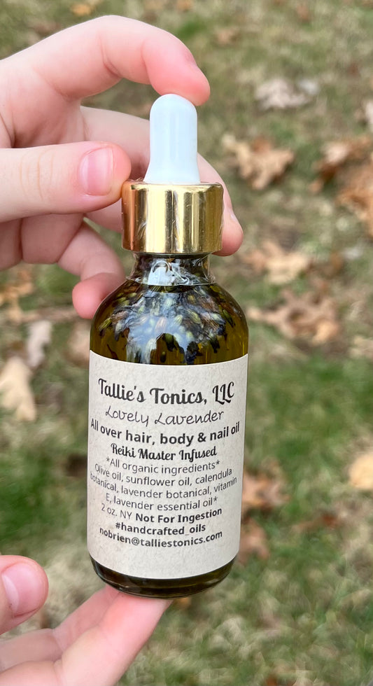 Lovely Lavender hair, skin & nail oil